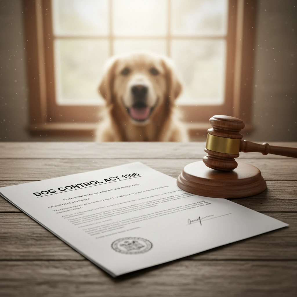 Legal documents regarding Dog Control Act 1996 and therapy dog laws NZ