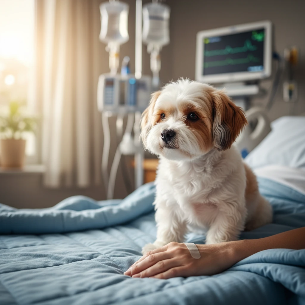 Personal pet visiting patient on compassionate grounds