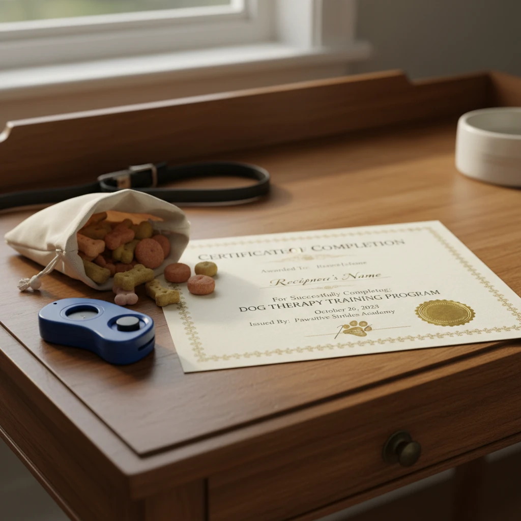 Dog therapy training certification