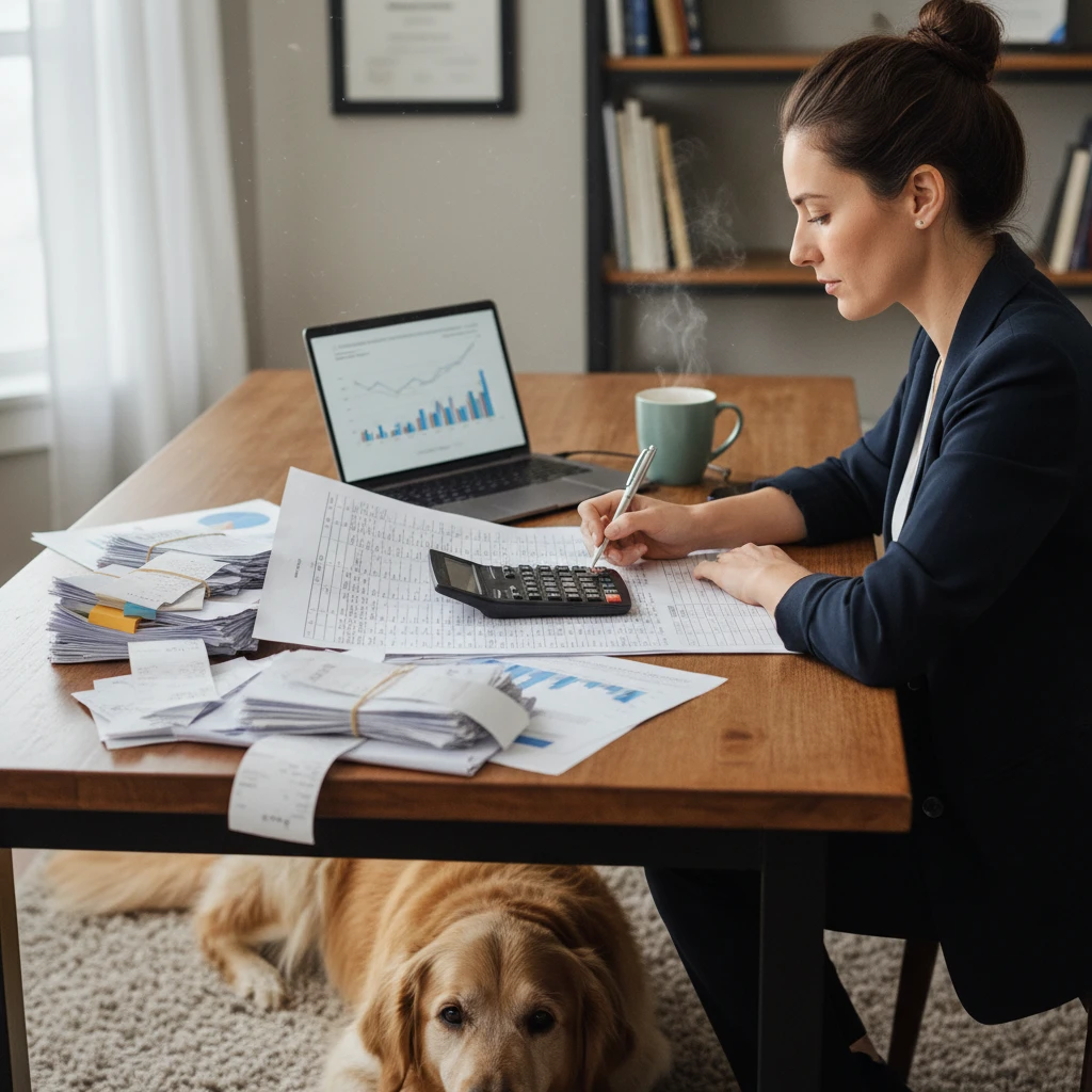 Calculating tax apportionment for working dogs