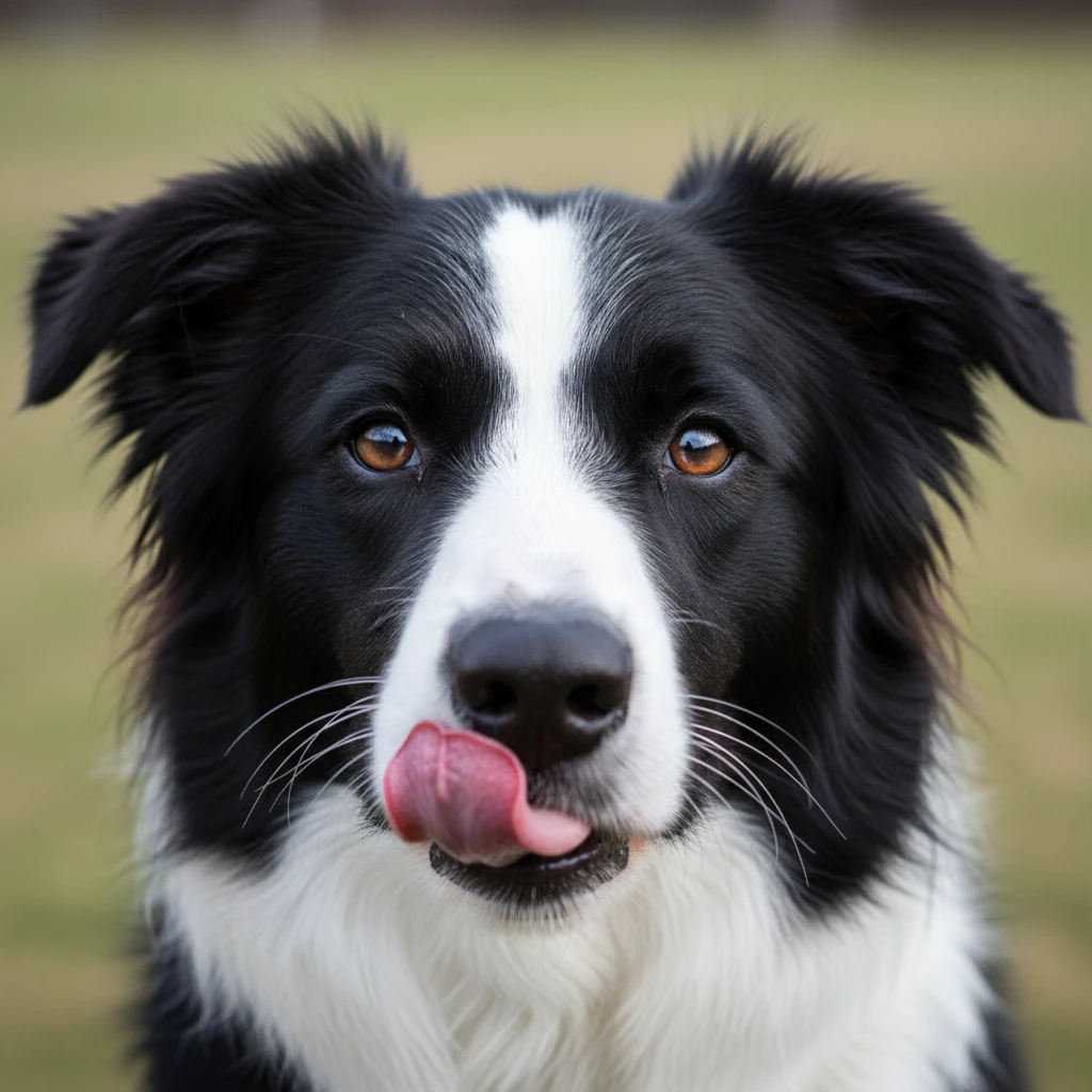 Close up of dog showing subtle stress signals