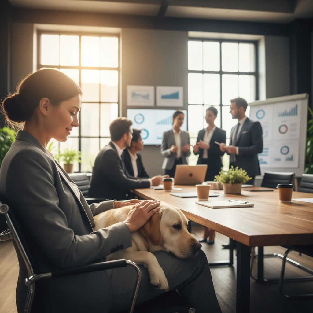 Corporate wellness therapy dog visit New Zealand