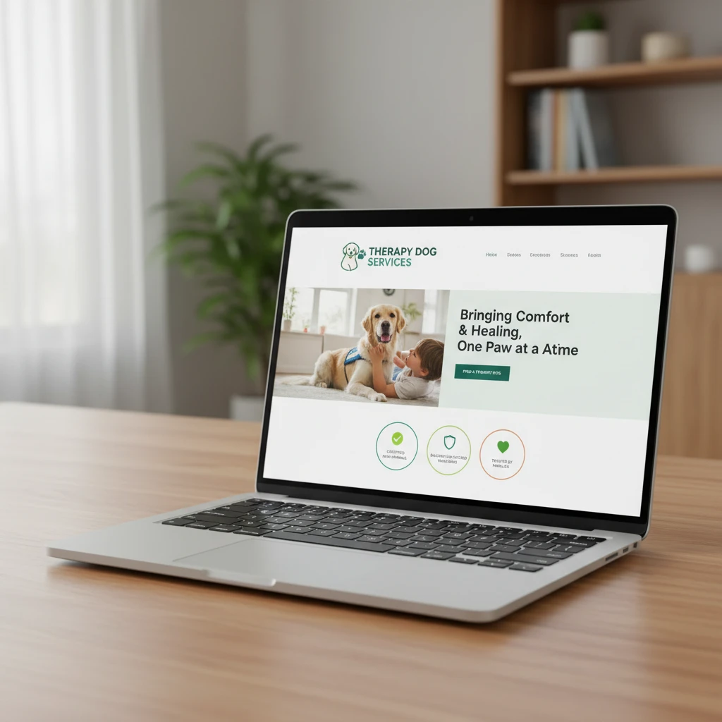 Marketing a therapy dog business online