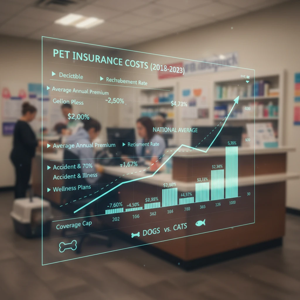 Chart showing rising insurance premiums for working dogs
