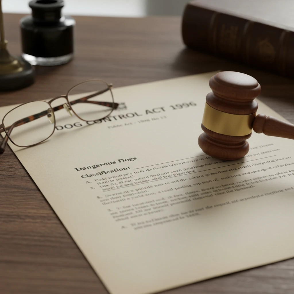 New Zealand Dog Control Act 1996 document