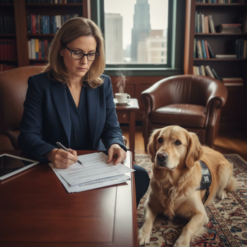 Reviewing insurance policies for therapy dog business