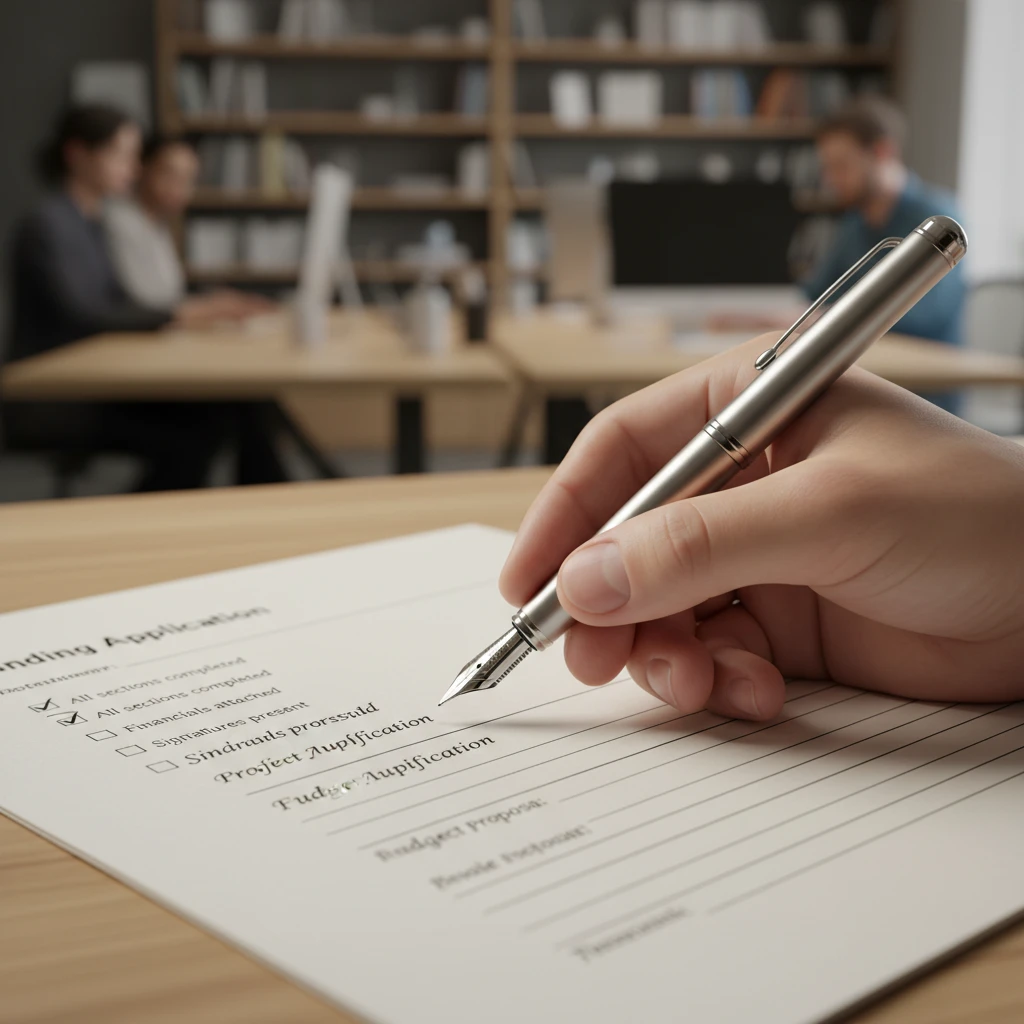 Completing a Ministry of Health funding application checklist