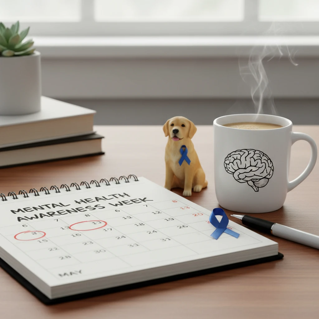 Planning calendar for corporate mental health events