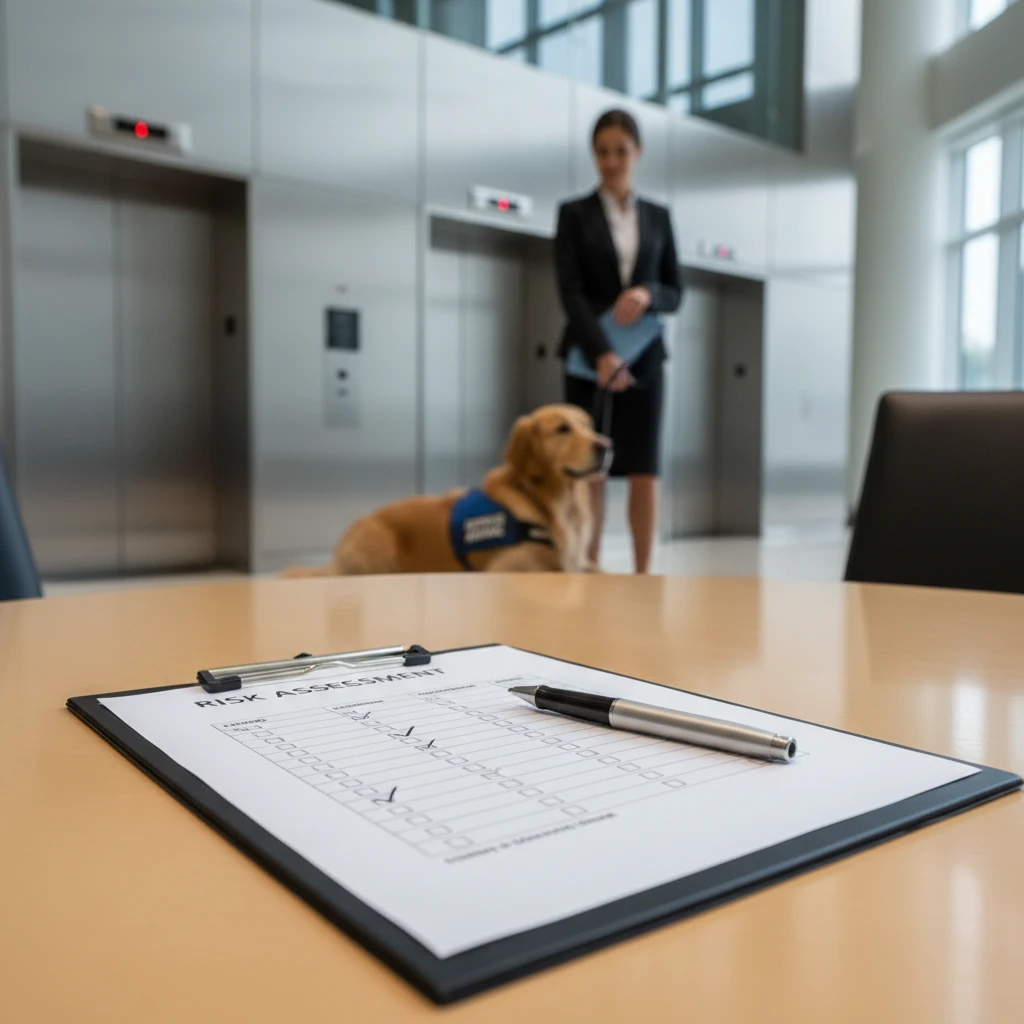 Risk assessment checklist for workplace animals