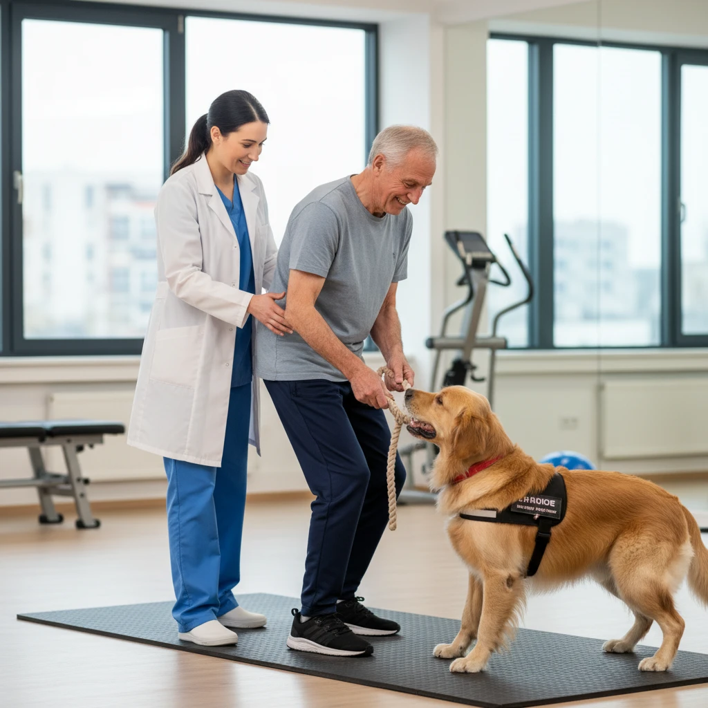 Using play for physiotherapy motivation with dogs