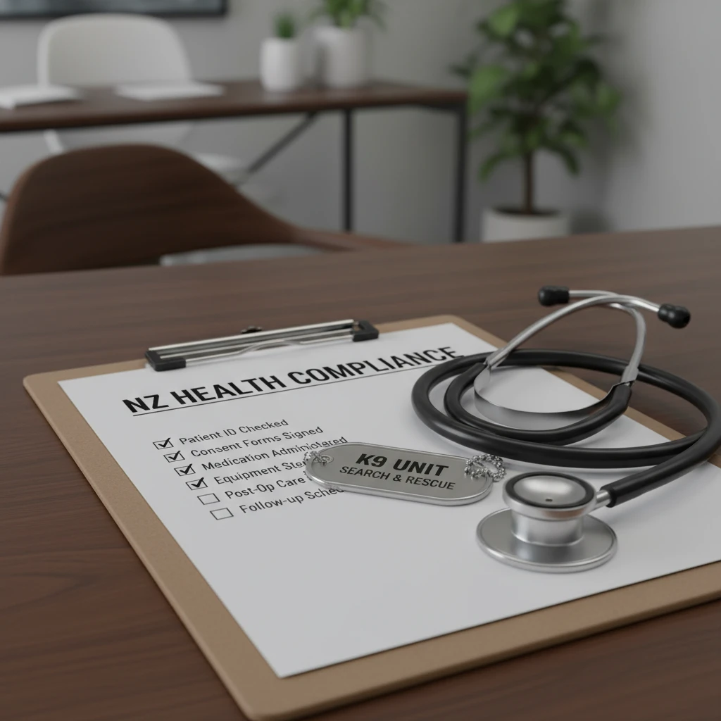 Compliance documentation for NZ animal assisted therapy