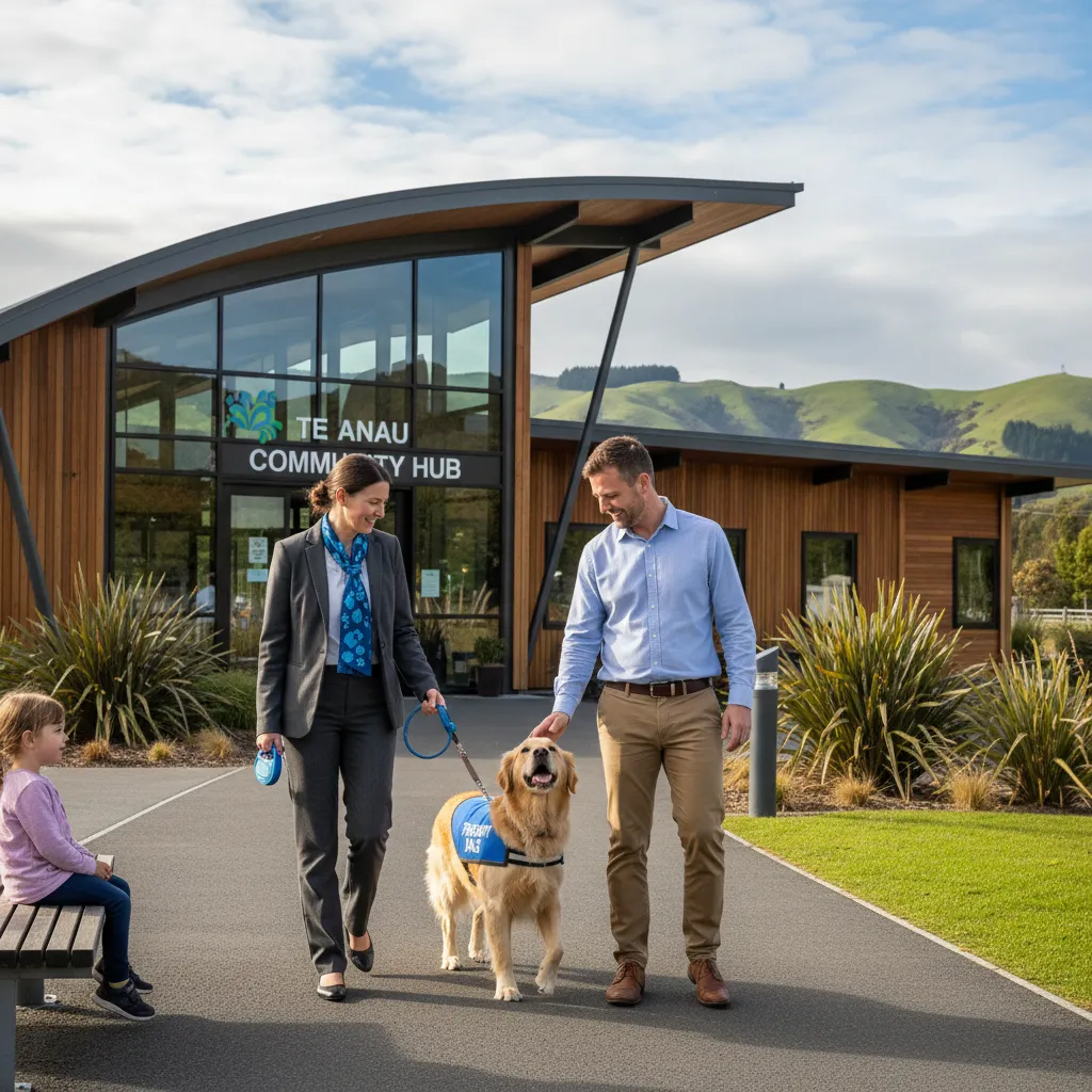 Regional therapy dog services in New Zealand