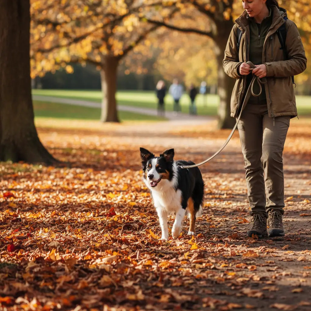 Dog training for loose leash walking